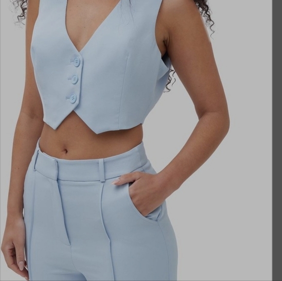 NWT cropped waistcoat from 4th Reckless - Picture 2 of 7